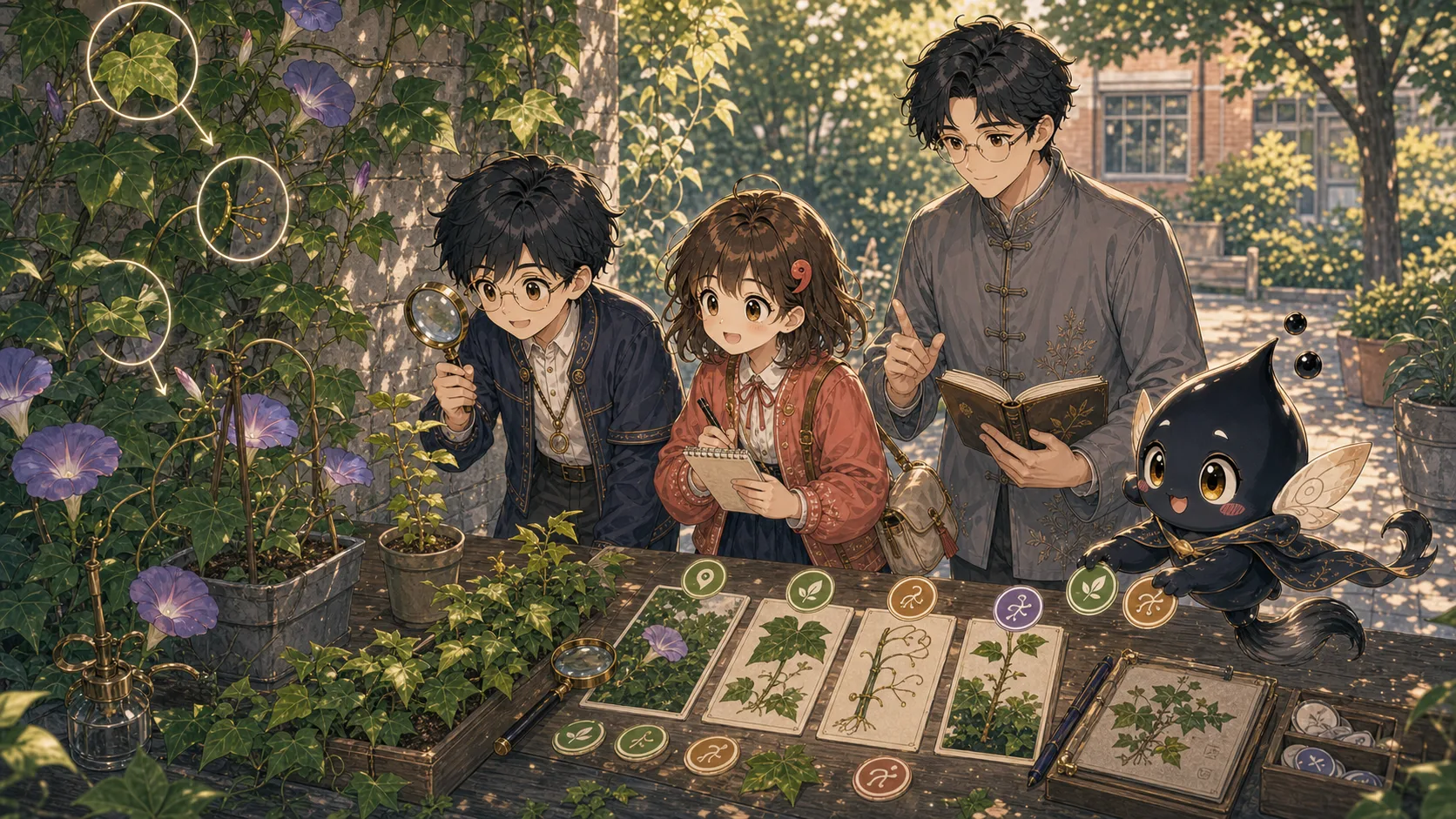 把观察方法迁移到校园其他植物