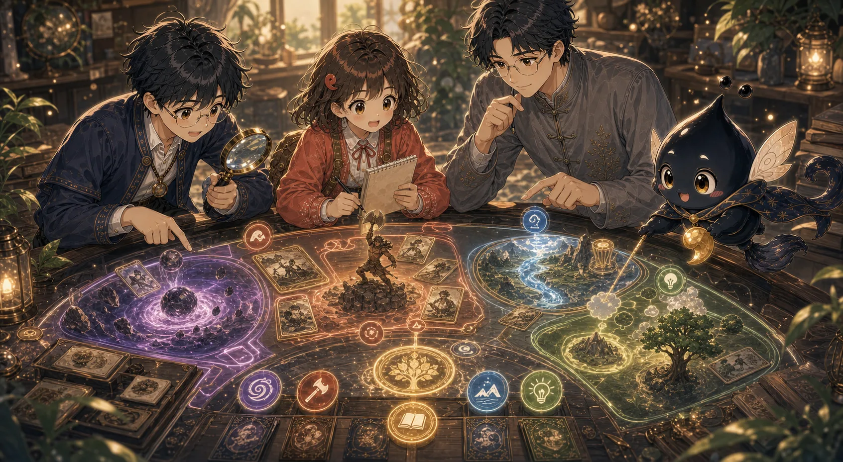 盘古开天地创世表达工坊互动桌面
