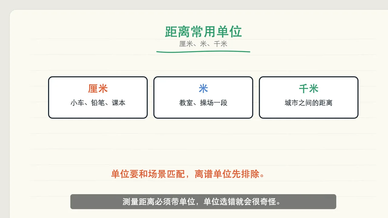 四年级上科学测量距离和时间课程封面