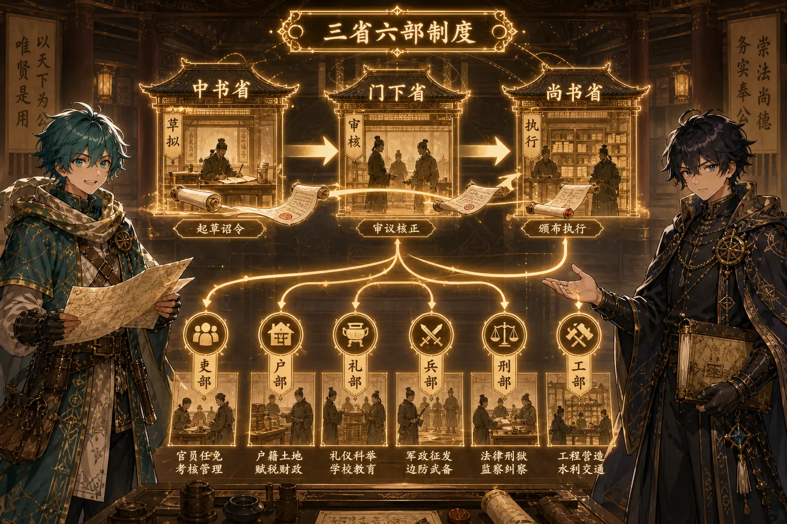 三省六部剧情图