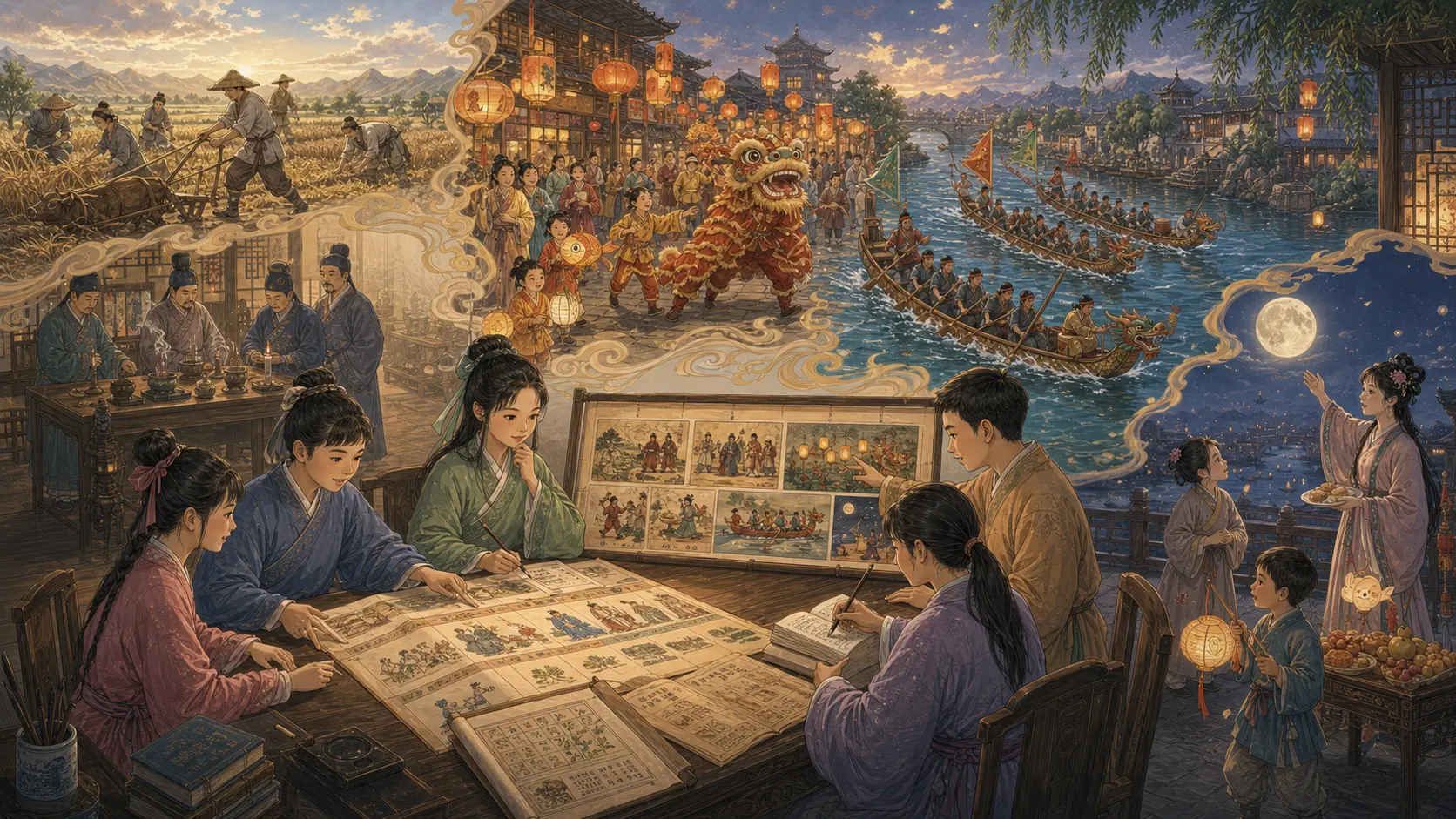 活动课：中国传统节日的起源剧情背景
