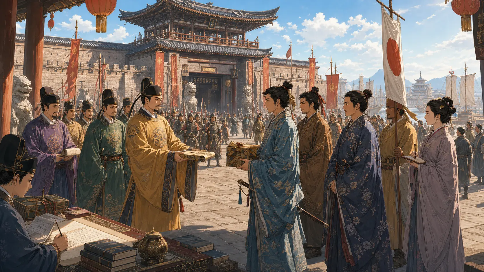 隋唐时期的中外文化交流剧情背景