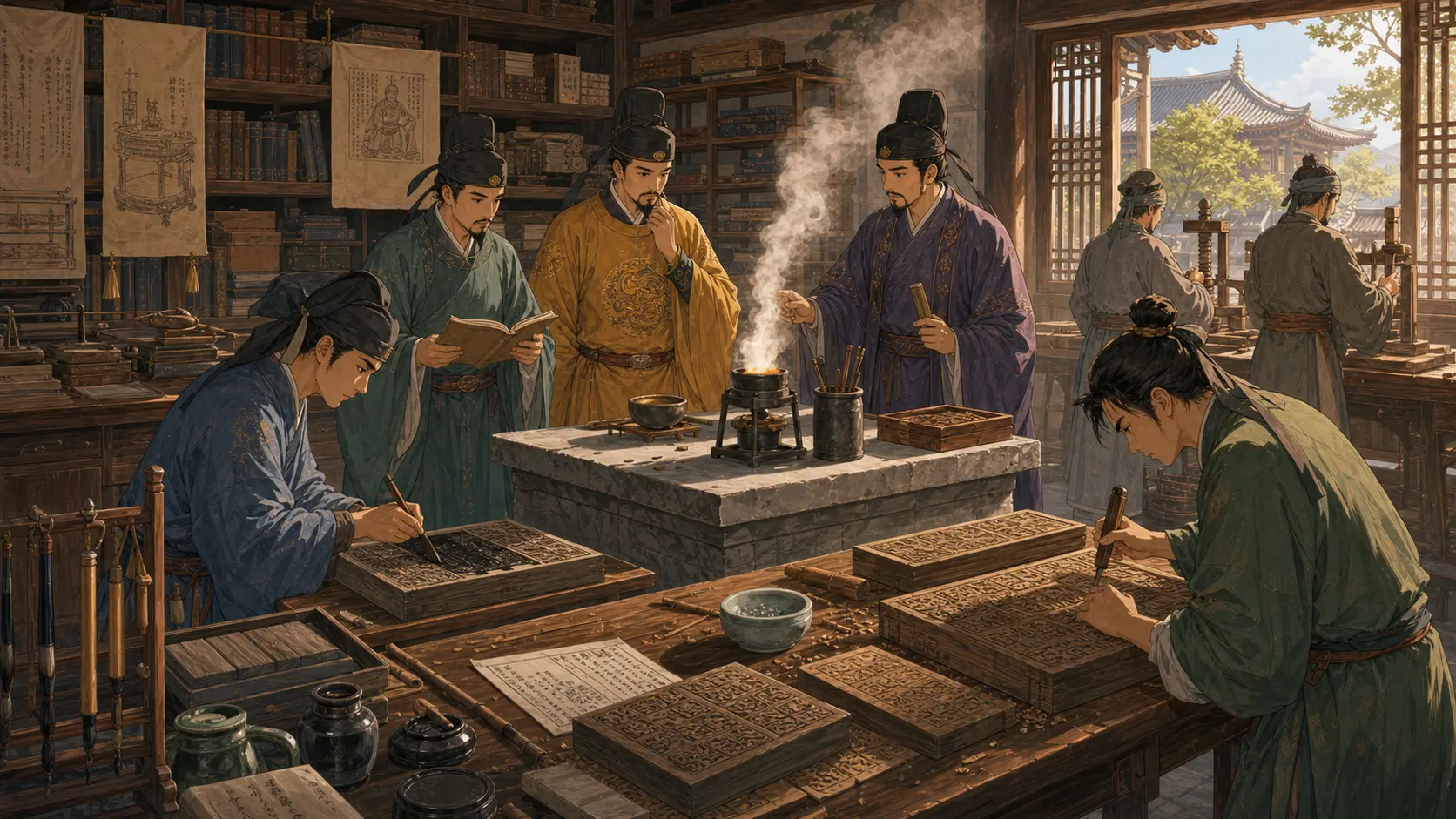 隋唐时期的科技与文化剧情背景