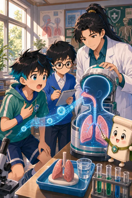 第 3 课漫画第 1 幕：跑步后的空气快递