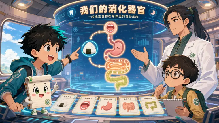第 1 课：我们的消化器官课程封面