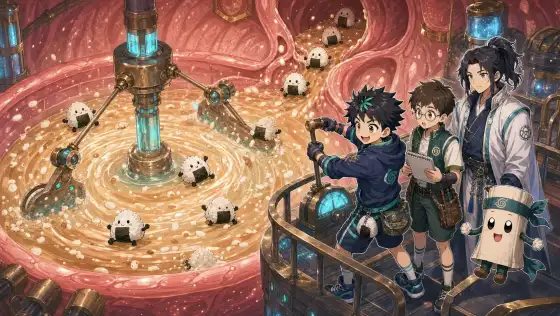 胃的搅拌池关卡图